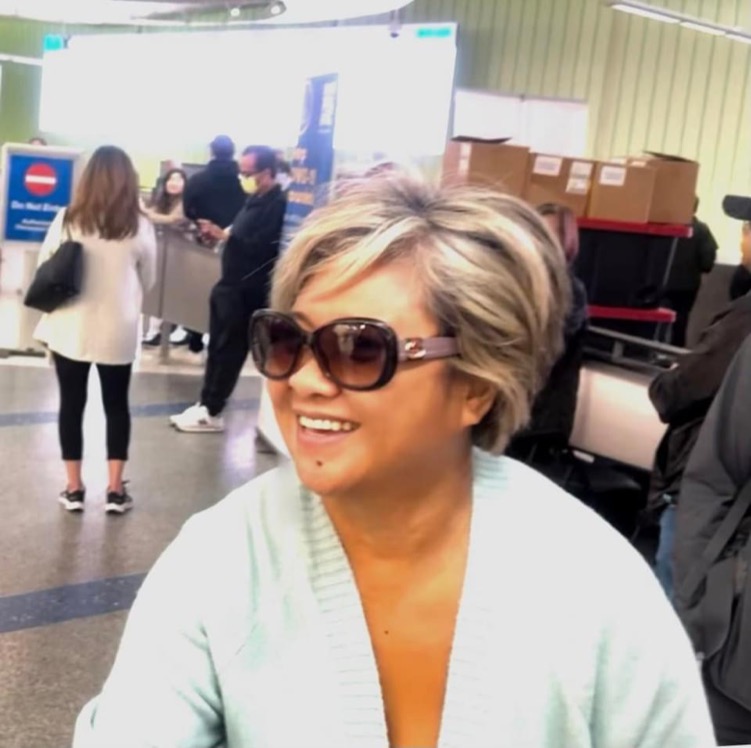 Eugene Domingo wearing sunglasses